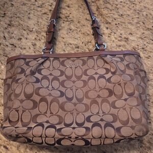 Vintage Y2K Coach JACQUARD TOTE